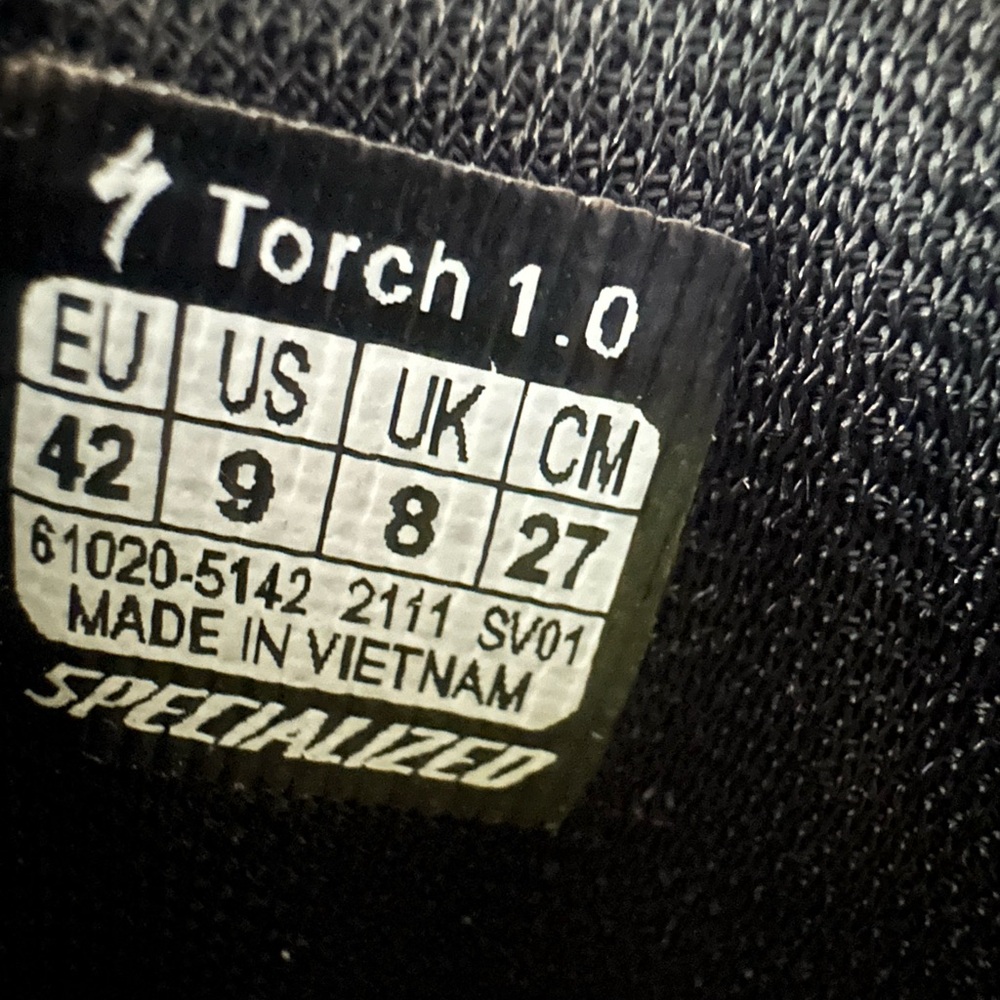 Specialized Torch 1.0 Cycling Shoes - Black